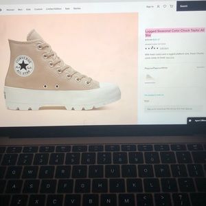 ISO lugged chuck taylor all star converse papyrus